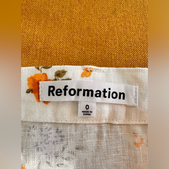 Reformation Cole linen two piece matching skirt set - Picture 11 of 13